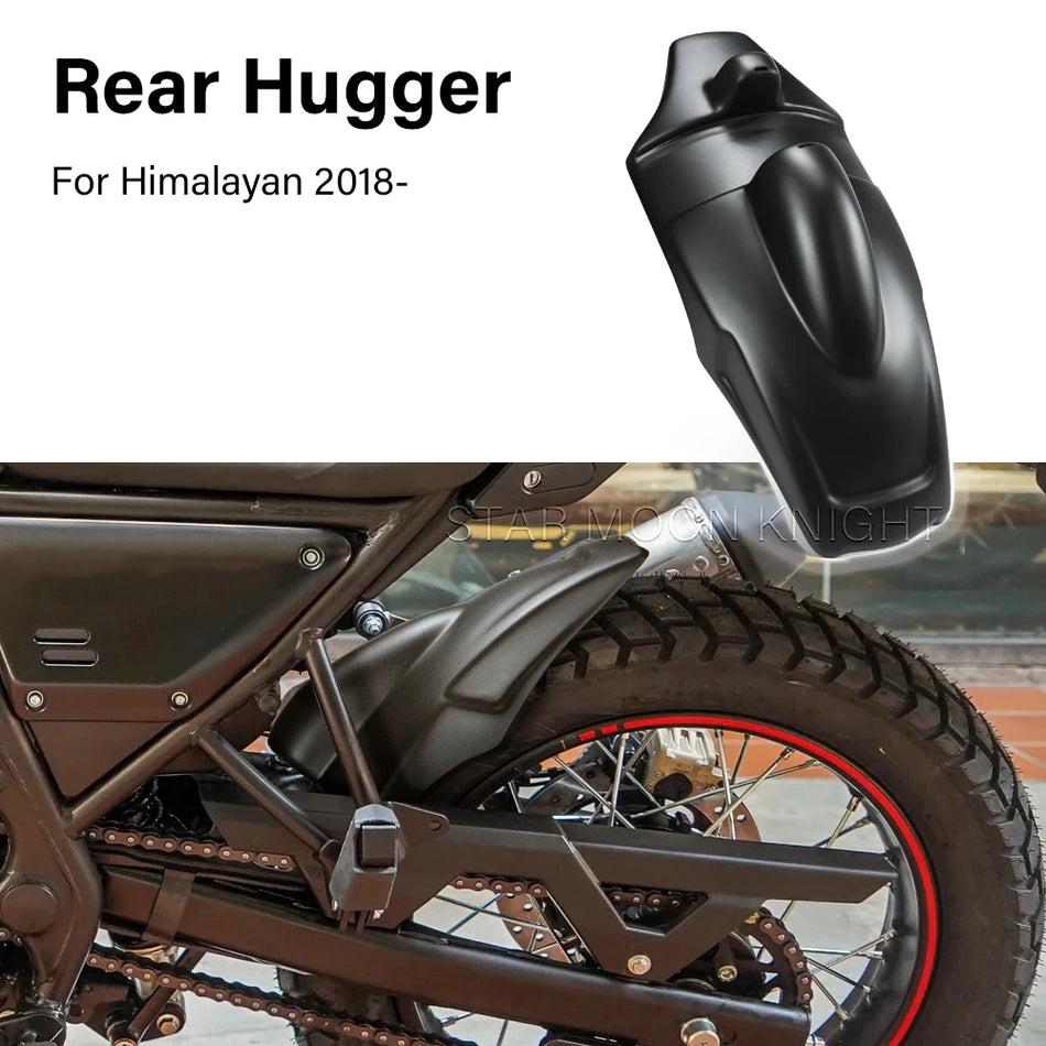 Extensão de Guarda-lamas Traseiro Hugger ABS para Royal Enfield Himalayan 2018-2019, Leve, Durável