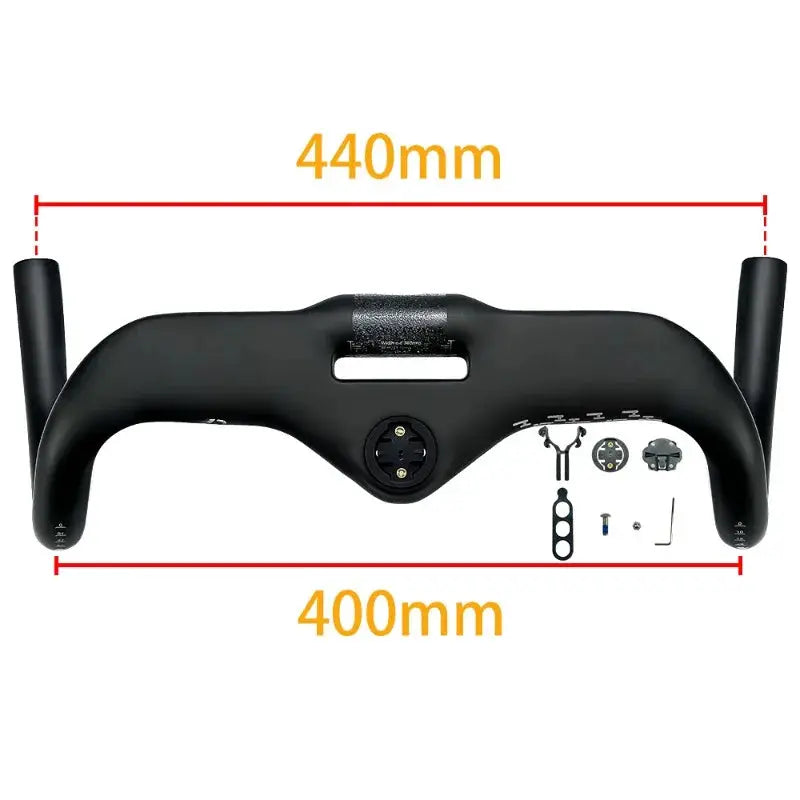 BALUGOE All Carbon Road Bicycle Handle SGS Professional Competition Level Bicycle Handlebar All Internal Cables Bike Handle Bar by InterCyprus Trading Ltd