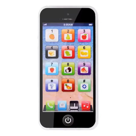 Children Simulation Phone Baby Musical Toy &ndash; With Light black