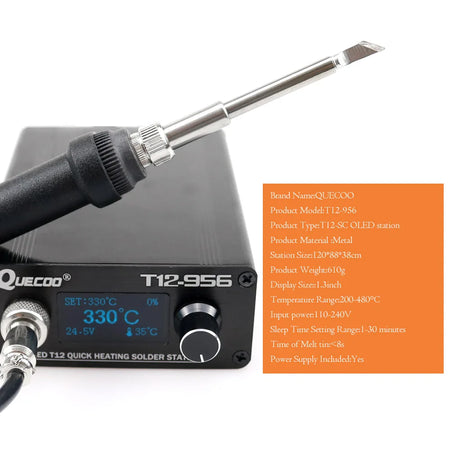 T12-956 OLED-STC Soldering Station &ndash; Bright OLED Display