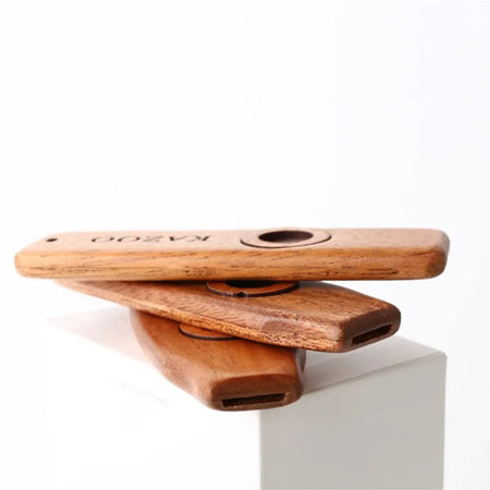 Wooden Kazoo With Lanyards &ndash; Ultra Portable Diaphragms