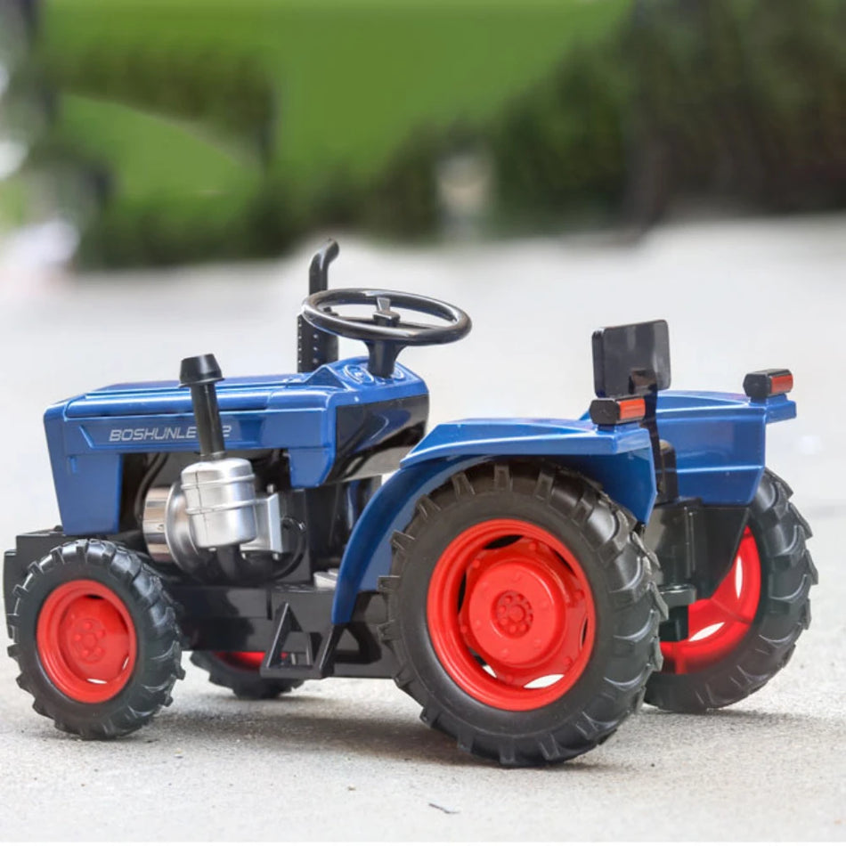 1/32 Scale Farm Tractor Diecast Toy Car with Alloy Body, Sound and Lights