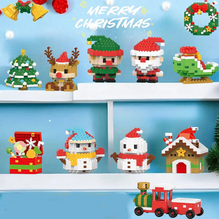 Christmas Building Block Set &ndash; Fun Puzzle Assembling for Kids
