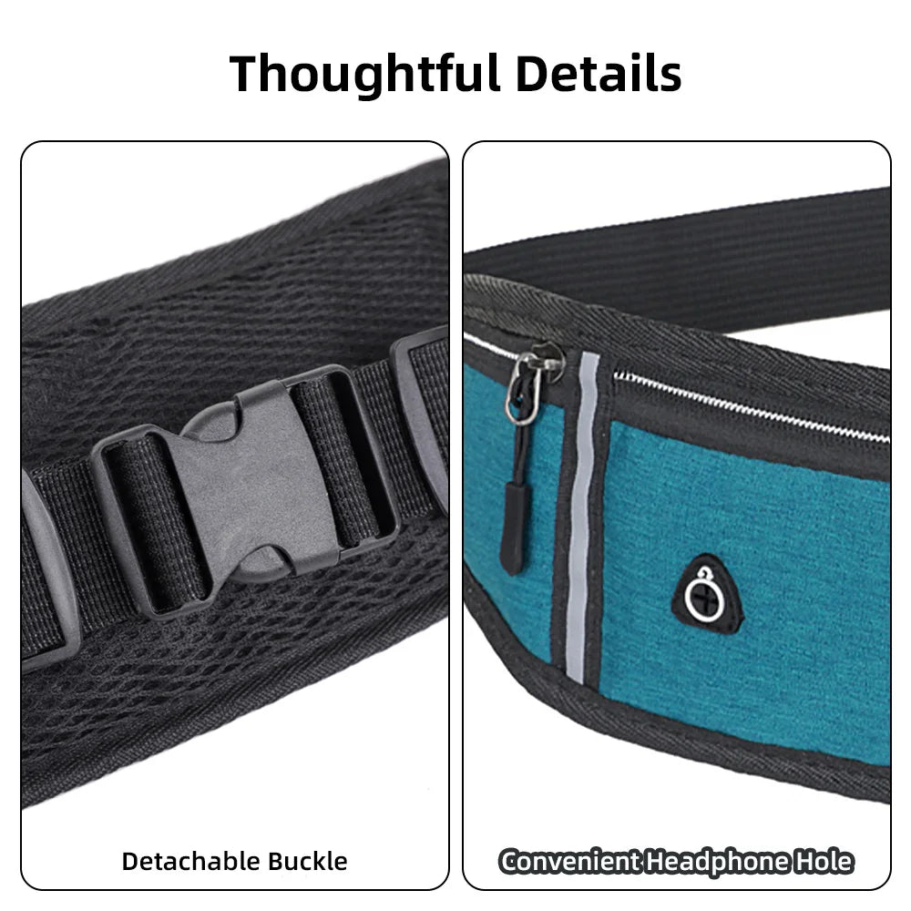 Sports Waist Bag For Men Women &ndash; Waterproof Running Pouch