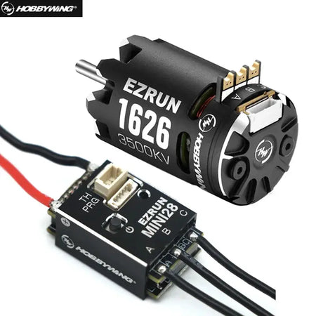 Hobbywing EzRun 1626 SD 3500KV 5000KV 6500KV 4000KV Sensored Brushless Motor with MINI28 30A ESC For 1/28 GL Racing/Drift Car by InterCyprus Trading Ltd