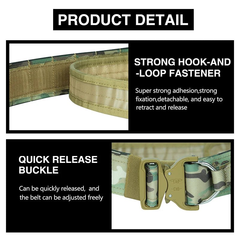 ARTEX AY-2002 Outdoor Battle Belt &ndash; Includes Pouches