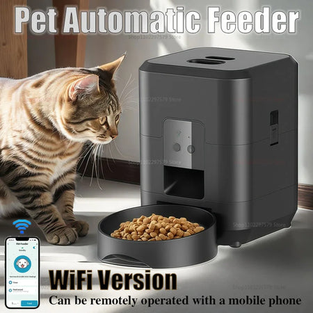 Upgraded Automatic Cat Feeder WiFi Version - App Control