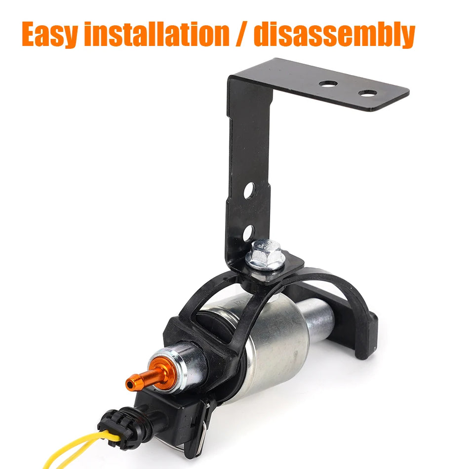Webasto Eberspacher Diesel Heater Fuel Pump Bracket, Universal Metal and Rubber