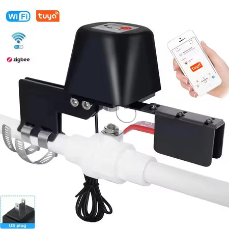 Tuya WiFi Gas Water Heater Valve Controller &ndash; Remote Access Zigbee Version / US Plug / CHINA