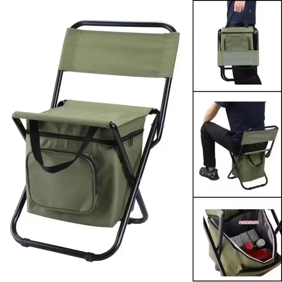Portable Folding Chair With Bag Ultralight Fishing Stool
