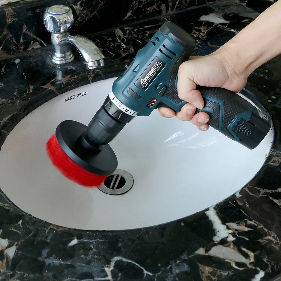 Σετ Βούρτσας με Τρίχες για Αυτοκίνητα LEEPEE με Δράπανο για Λεπτομέρεια Αυτοκινήτου