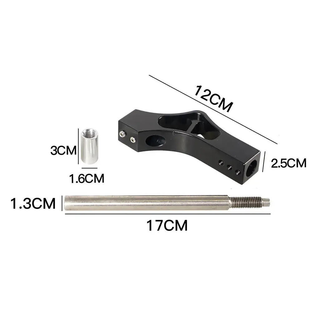 Aluminum Car Gear Shifter Extender Kit with 4 Adapter Adjustable Height Lever Extension For Honda Stick Shift Vehicle by InterCyprus Trading Ltd
