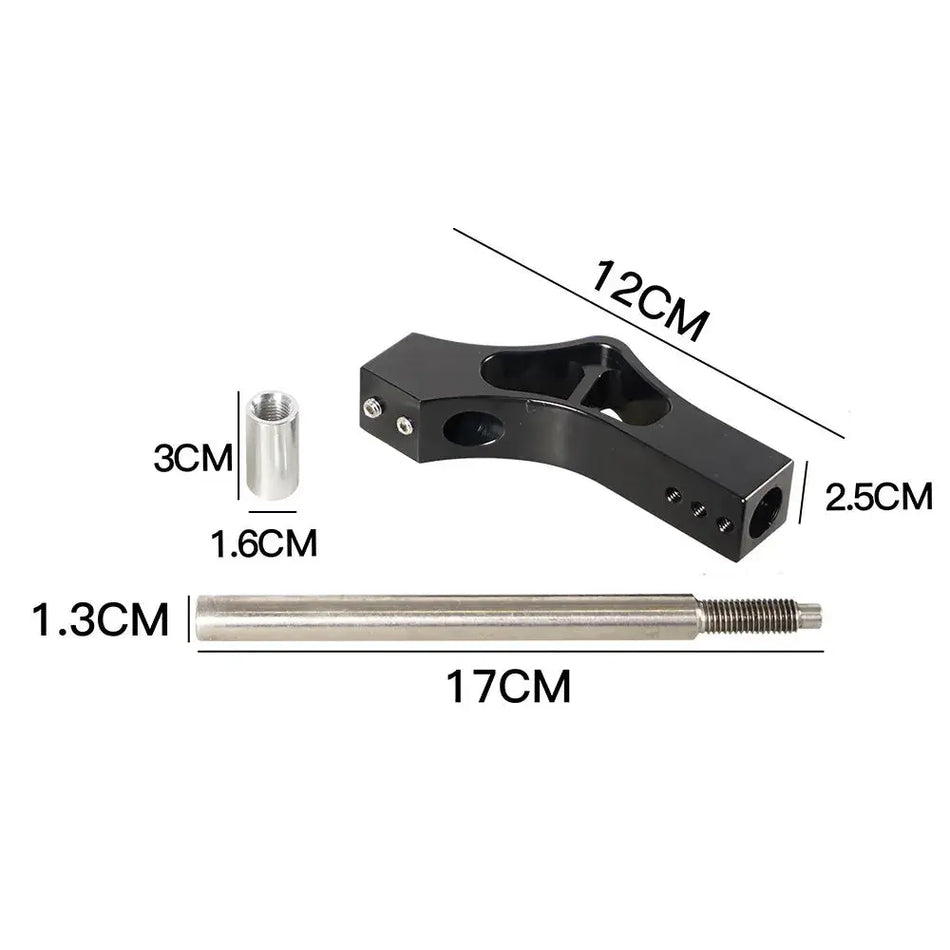 Aluminum Car Gear Shifter Extender Kit with 4 Adapter Adjustable Height Lever Extension For Honda Stick Shift Vehicle by InterCyprus Trading Ltd