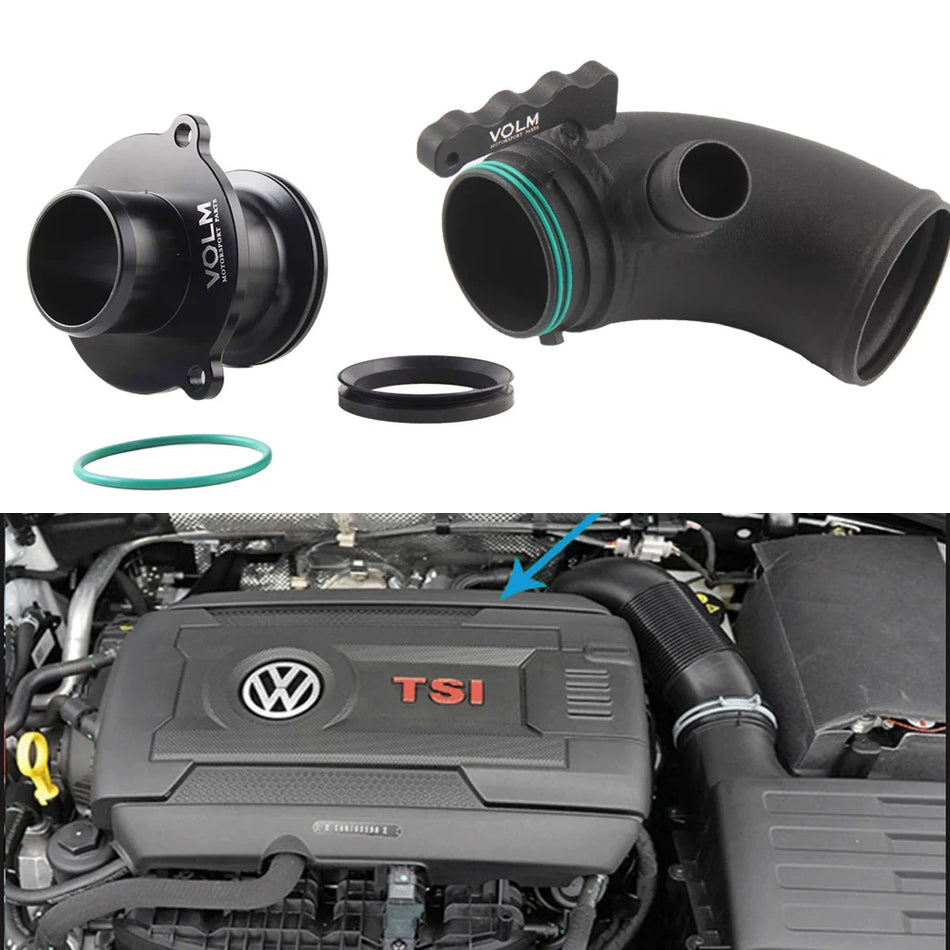 Tuyau de mise à niveau d'entrée et de sortie Turbo Golf Mk7 GTI pour EA888 Gen3