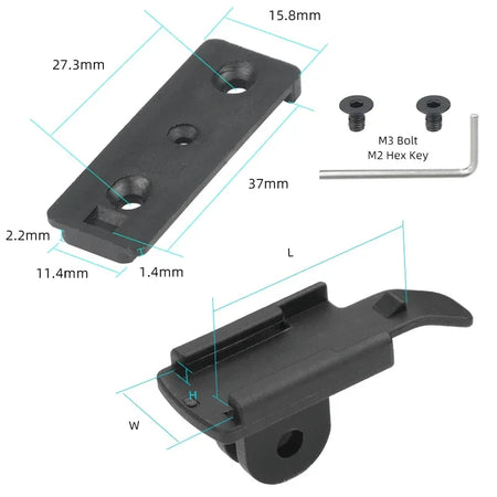 Deemount Front Light Stand Bracket &ndash; Super Lightweight GoPro Interface