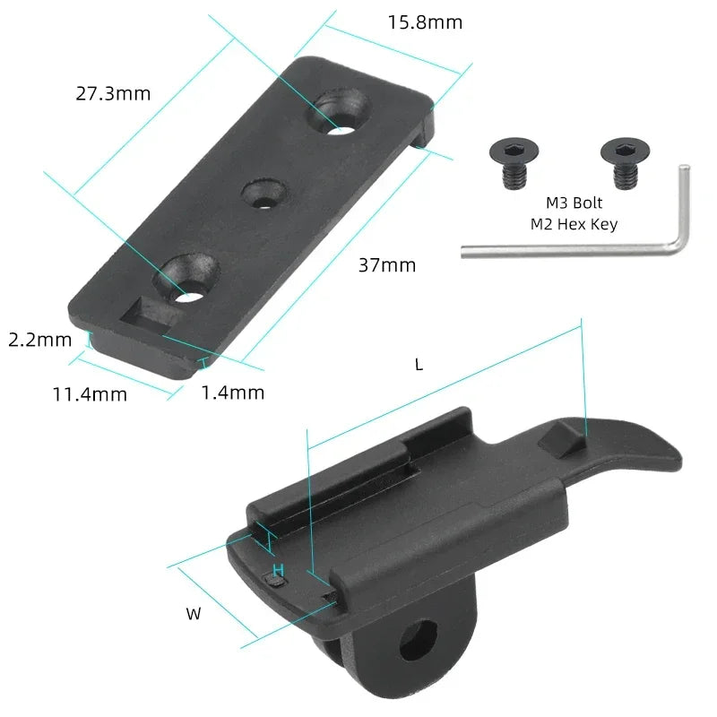 Deemount Front Light Stand Bracket &ndash; Super Lightweight GoPro Interface
