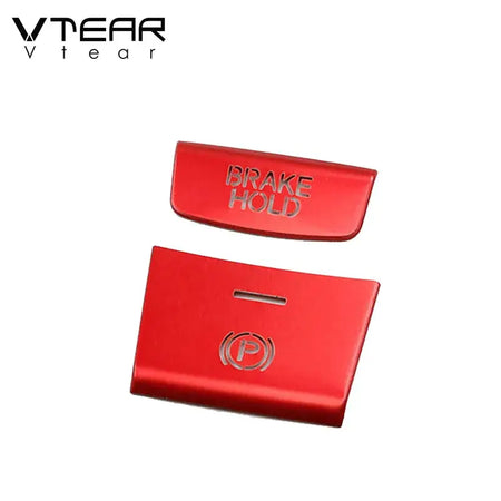 Vtear Car Central Control Button Trim For Honda HRV HR-V 2015-2021 Parking Brake Switch Cover Interior Sequin Stickers Accessory by InterCyprus Trading Ltd