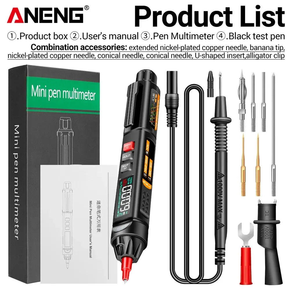 ANENG A3009 Mini Digital Multimeter Pen &ndash; Smart Voice Broadcast Testing A3009 pro