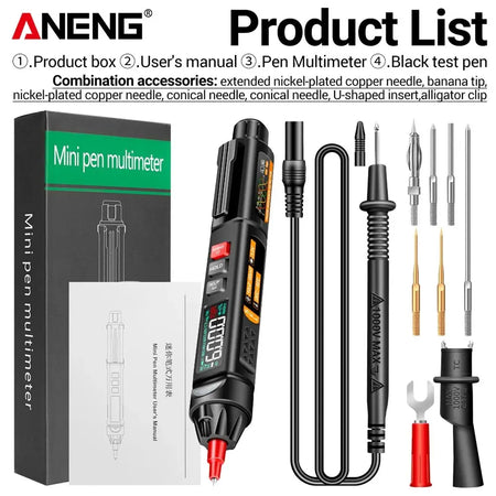 ANENG A3009 Mini Digital Multimeter Pen &ndash; Smart Voice Broadcast Testing A3009 pro
