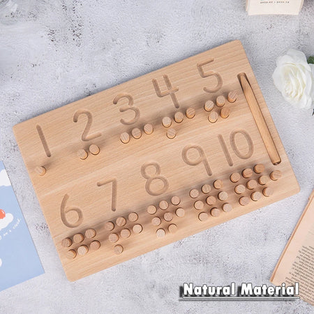 Brozebra Wooden Number Puzzle BZS00328 &ndash; Math Skill Builder
