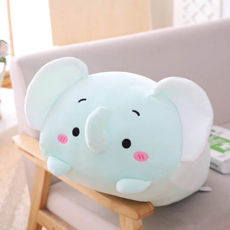 Kawaii Plush Animal Pillows - 9 Styles of Soft Stuffed Toys