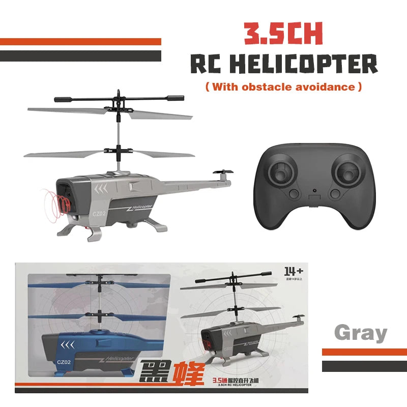 Conusea 3.5CH Remote Control Helicopter &ndash; Obstacle Avoidance Function gray 3.5CH
