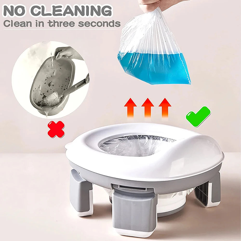 3 In 1 Travel Toilet Seat Foldable Potty Ultra Safe