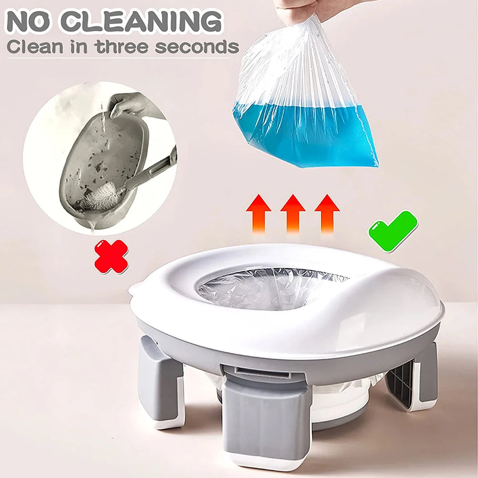 3 In 1 Travel Toilet Seat Foldable Potty Ultra Safe