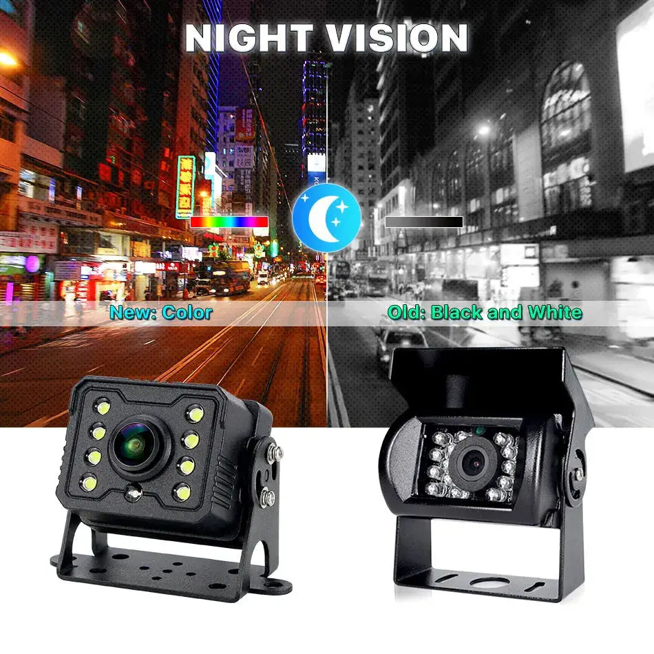 AHD Rear View Camera 1080P Night Vision for Truck Bus with Glass Lens by InterCyprus Trading Ltd