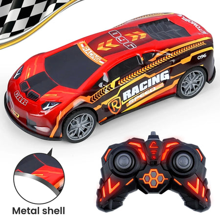 1/24 Metal Shell RC Car &ndash; Drift Ready With Flip Lights red2