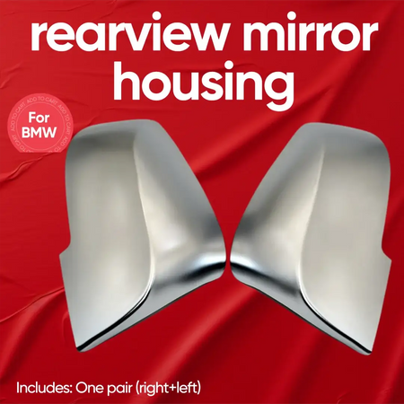 Matte Chrome Side Mirror Covers For BMW 1 2 3 4 Series F20 F30 F31 F22 F33 E84 by InterCyprus Trading Ltd