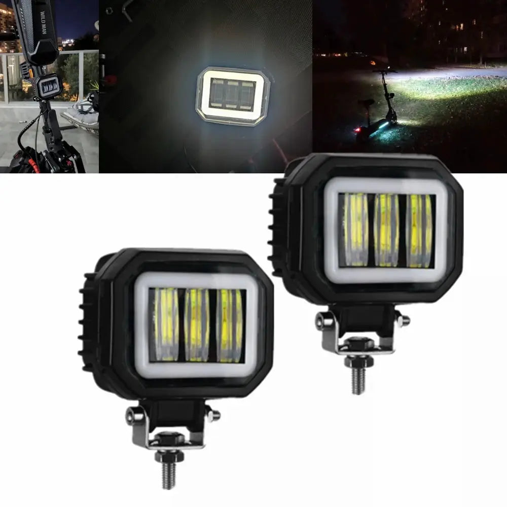 Fog Square Or Round Headlight for Auto/Motor Vehicles And Electric Scooters Arctic V3+, 1 Piece by InterCyprus Trading Ltd