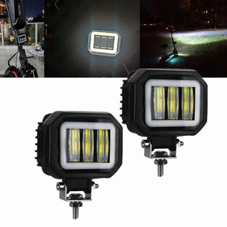 Fog Square Or Round Headlight for Auto/Motor Vehicles And Electric Scooters Arctic V3+, 1 Piece by InterCyprus Trading Ltd