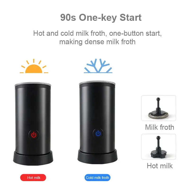 Automatic Milk Frother Hot And Cold For Latte EU Plug