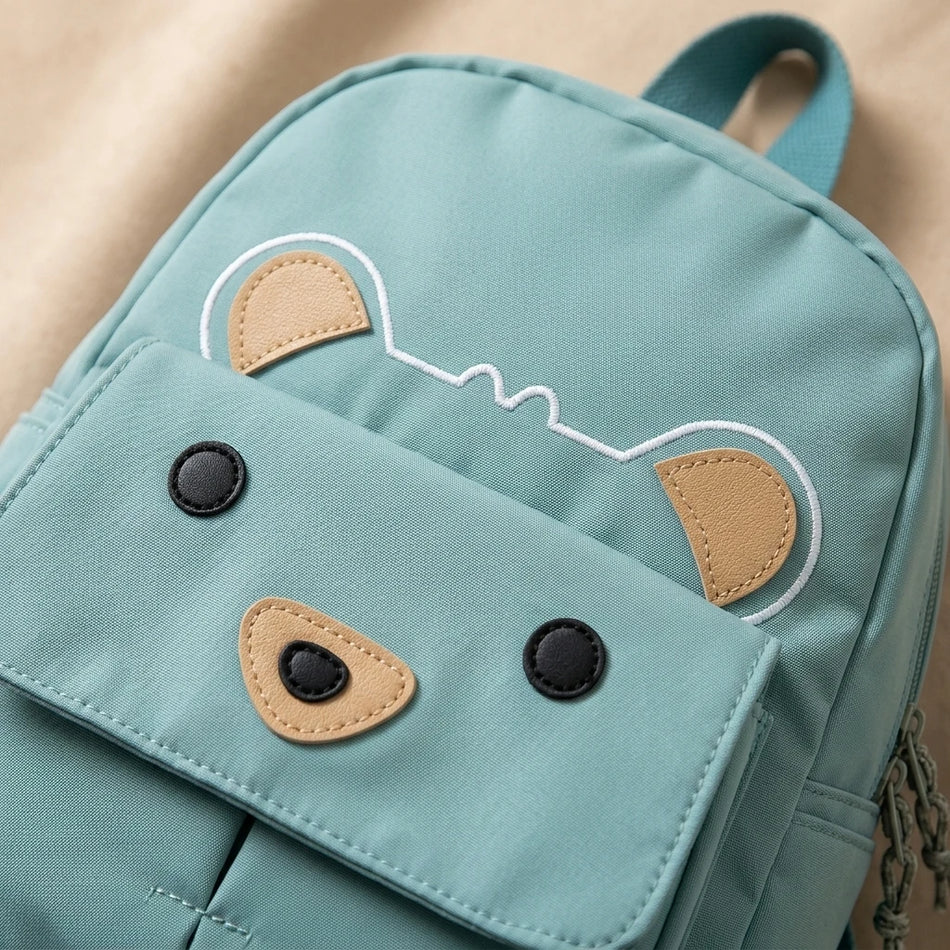 Premium Bestickter Nylon Kleinkind Rucksack Personalisierte Kinder Schultasche Herbst