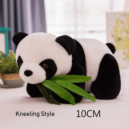 Super Cute Kneeling and Sitting Plush Panda Toy 10cm-Kneeling Style