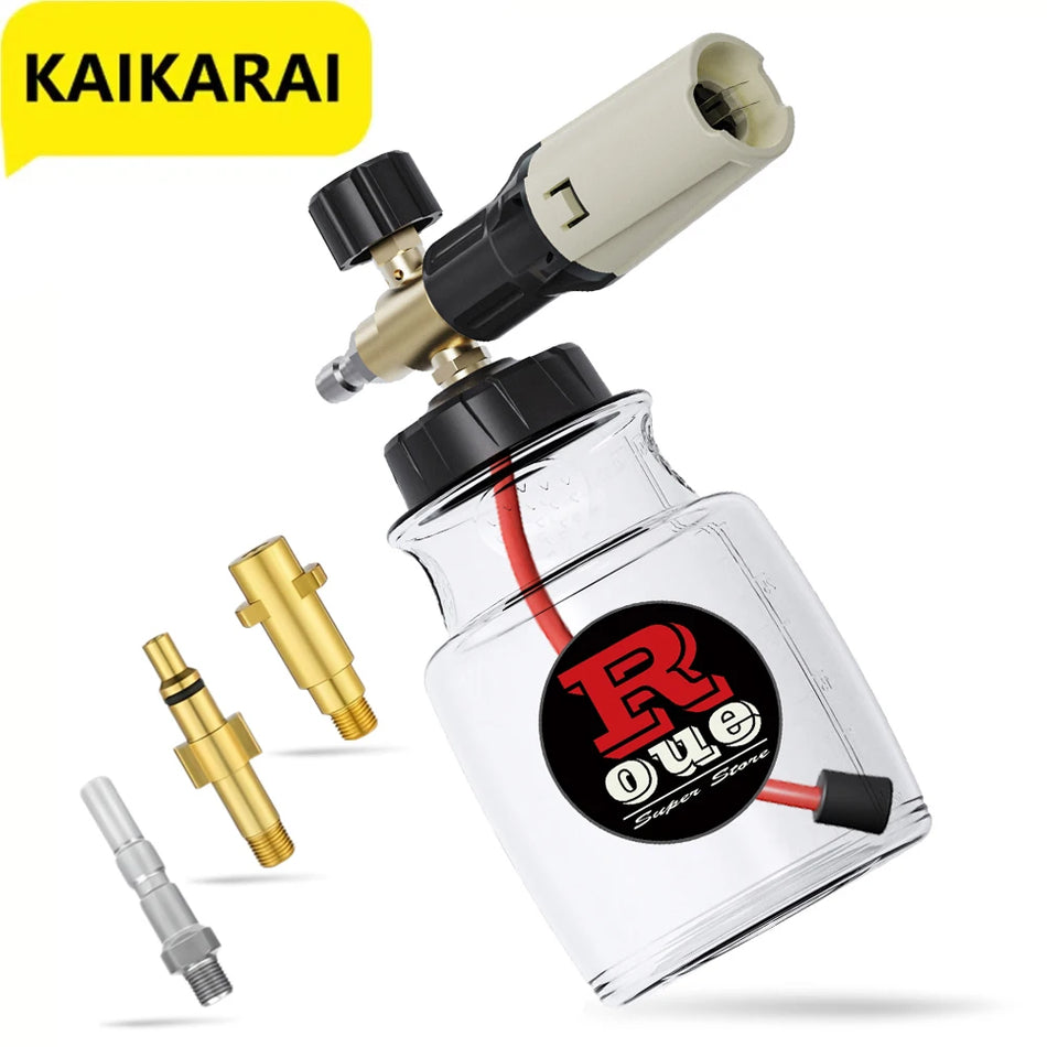 High-Pressure Foam Cannon Soap Generator for Karcher, Nilfisk, Parkside &amp; More