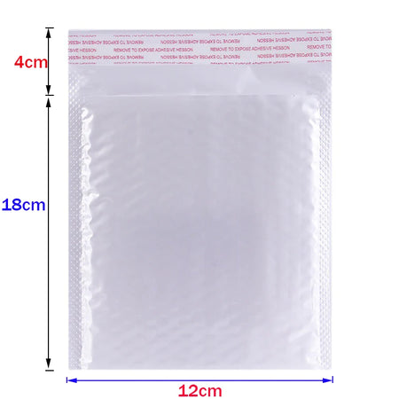 ALSMT Shockproof White Foam Envelope Bubble Bags - Pack of 50