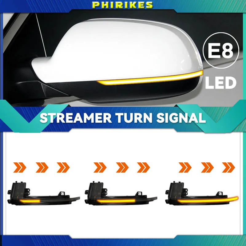 2 kusy dynamického scroll LED blinkru pro Audi A4 A5