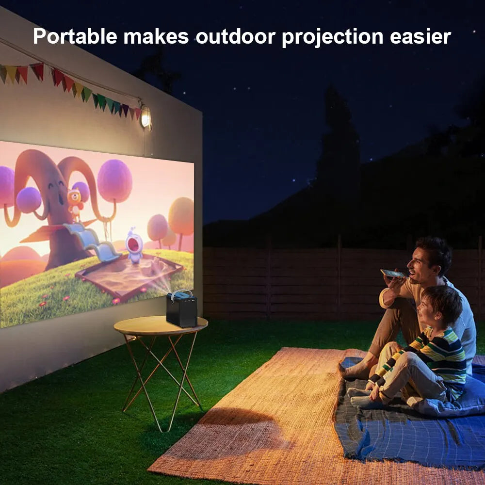HONGTOP Android Smart Mini Projector &ndash; Ultra Bright 300 ANSI