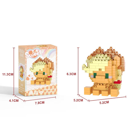 Twilight Sparkle My Little Pony Micro Building Blocks - Equestria Girls Cartoon Toys for Children W3010 / With Box