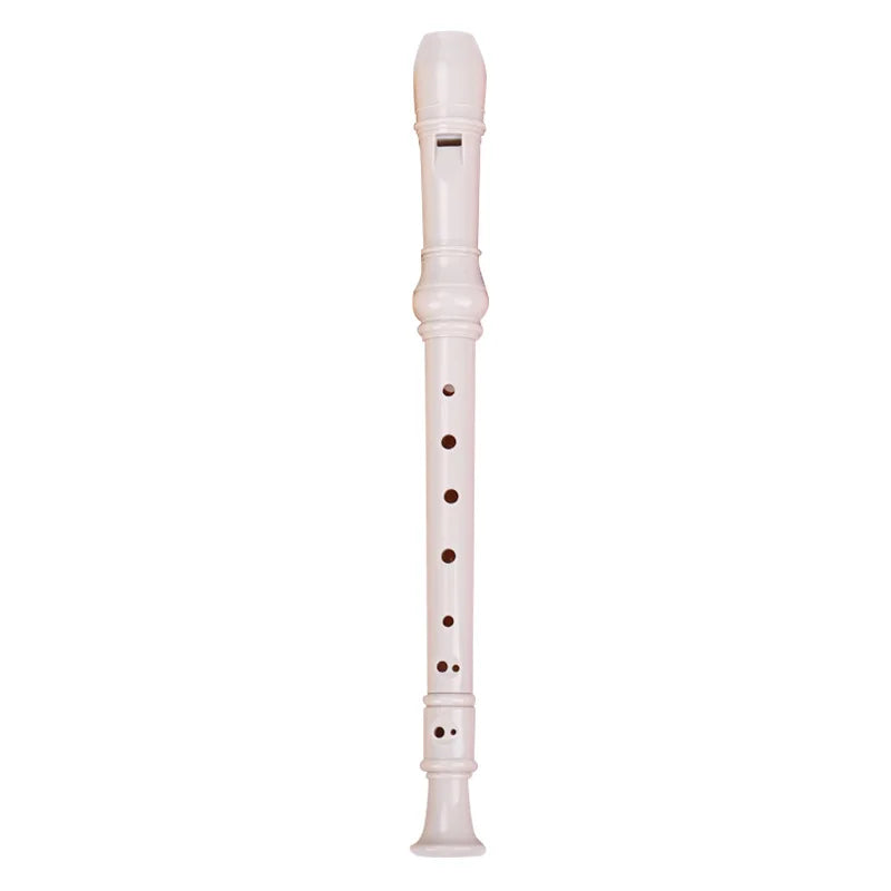 8 Holes ABS Soprano Recorder &ndash; Colorful Learning Tool WHITE