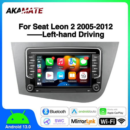 Car Radio For Seat Leon 2 05-12 LHD - CarPlay Android Auto