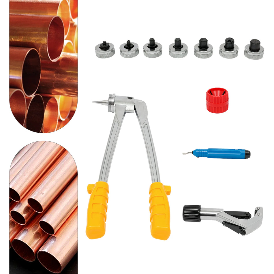Manual Tube Expander Set - Wide 0.4 To 1.1 Inch Range