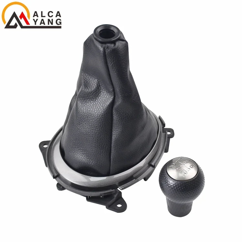 Pomello del Cambio Manuale a 5 Velocità Nero per Honda Fit Jazz