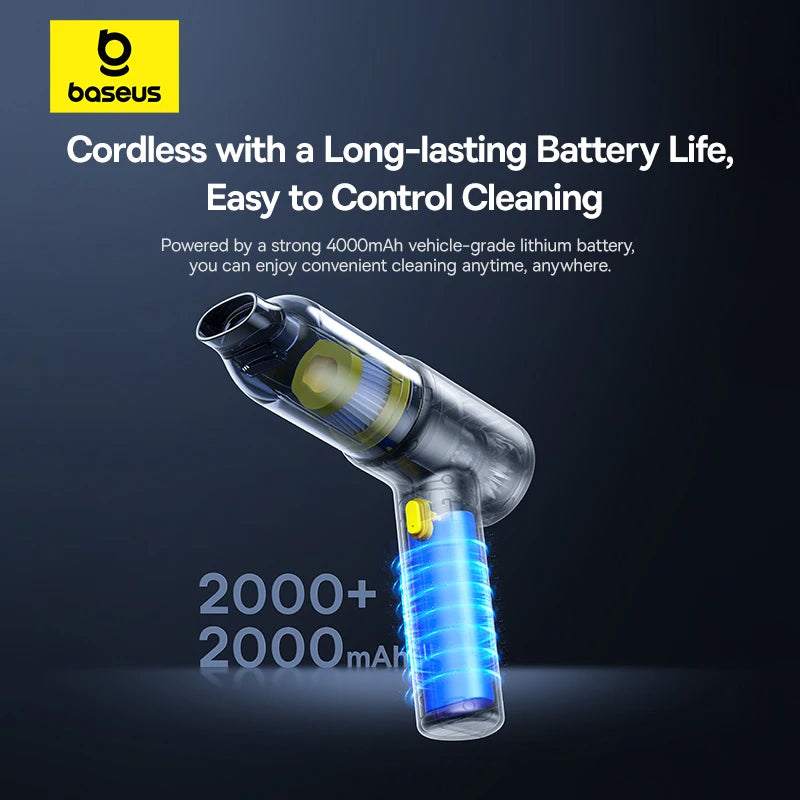 Baseus AT 4In1 Car &ndash; Cordless Portable Cleaning Power
