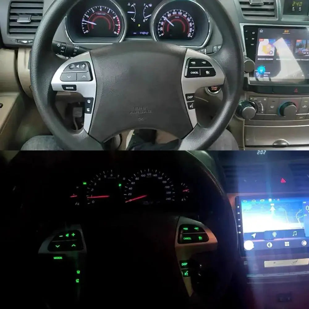 Steering Wheel Cruise Control Switch Phone Volume Mode Buttons For Toyota HILUX VIGO KUN2* 2011-2015 by InterCyprus Trading Ltd