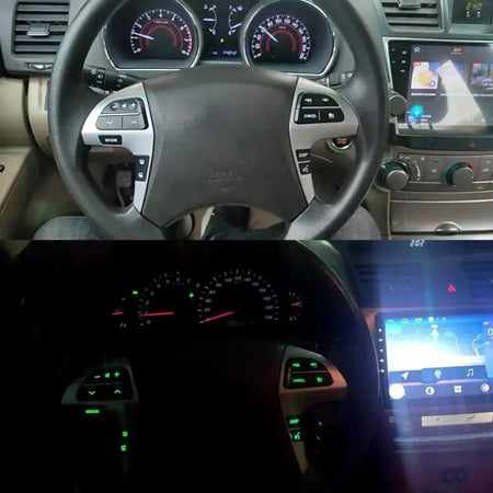 Steering Wheel Cruise Control Switch Phone Volume Mode Buttons For Toyota HILUX VIGO KUN2* 2011-2015 by InterCyprus Trading Ltd