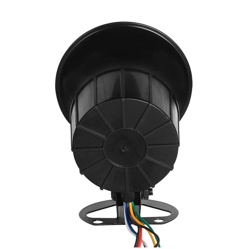 Δυνατή Σειρήνα Μεγαφώνου Συναγερμός, Πολυκαναλική Κόρνα για Ασφάλεια Χώρου, Πλαστικό ABS