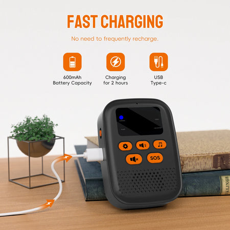 SOS Caregiver Pager &ndash; Wireless Vibration Alarm Display